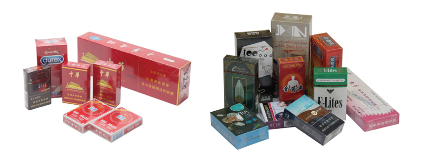 SW-X750透明膜三維包裝機(jī)樣品展示